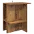 vidaXL Dohányzóasztal Antik Fa 40 x 30 x 49 cm Szerelt Fa