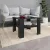 fekete szerelt fa dohányzóasztal 60 x 60 x 42 cm