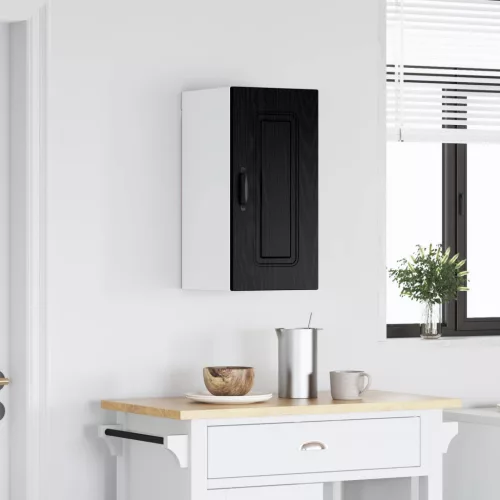 vidaXL Mosogatógép panel Kalmar Fekete tölgy 30 x 31 x 60 cm Faanyag