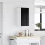vidaXL Mosogatógép panel Kalmar Fekete tölgy 30 x 31 x 60 cm Faanyag