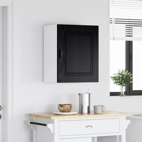 vidaXL Mosogatógép panel Kalmar Fekete tölgy 50 x 31 x 60 cm Faanyag