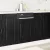 vidaXL Mosogatógép panel Kalmar Fekete tölgy 45 x 1,5 x 57 cm Faanyag