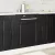 vidaXL Mosogatógép panel Kalmar Fekete tölgy 60 x 1,5 x 57 cm Faanyag