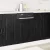 vidaXL Mosogatógép panel ajtóval Fekete tölgy 45 x 1,5 x 57 cm Faanyag