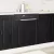 vidaXL Mosogatógép panel ajtóval Fekete tölgy 60 x 1,5 x 57 cm Faanyag