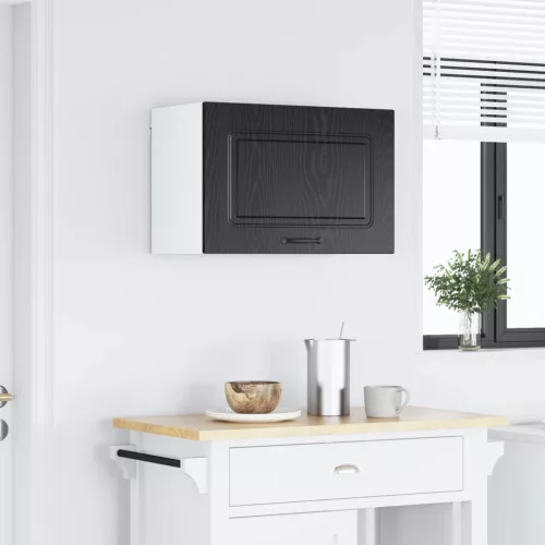 vidaXL Mosogatógép panel Kalmar Fekete tölgy 60 x 31 x 40 cm Faanyag