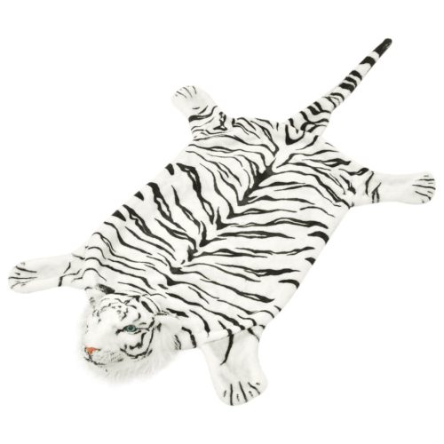 fehér plüss tigris szőnyeg 144 cm