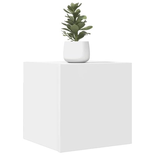 4 db fehér falra szerelhető TV-szekrény 30,5 x 30 x 30 cm