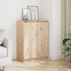 tömör fenyőfa tálalószekrény 60 x 36 x 84 cm