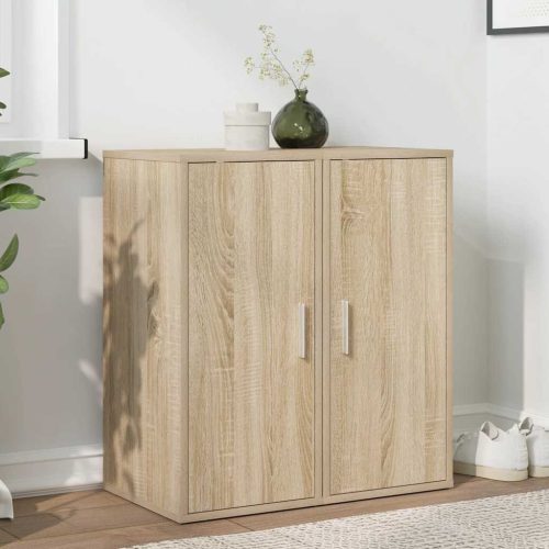 2 db sonoma-tölgyszínű forgácslap cipősszekrény 32 x 35 x 70 cm