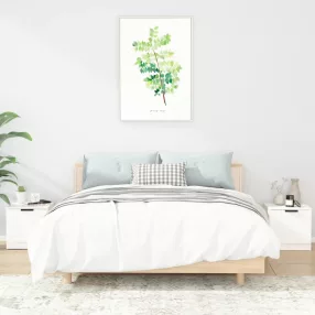 2 db fehér éjjeliszekrény 40 x 39 x 40 cm