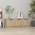 sonoma tölgy színű szerelt fa TV-szekrény 102 x 35 x 36,5 cm