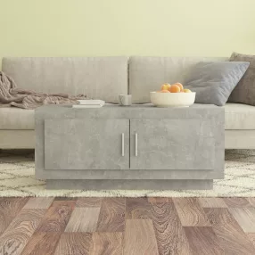   vidaXL betonszürke szerelt fa dohányzóasztal 102x 50 x 45 cm