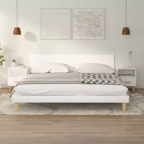 2 db fehér éjjeliszekrény 40 x 35 x 47 cm