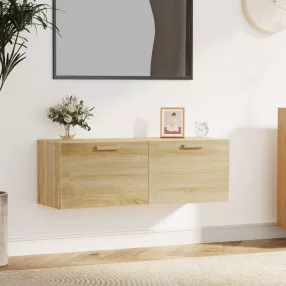   vidaXL sonoma tölgy színű szerelt fa faliszekrény 100 x 36,5 x 35 cm