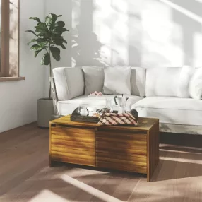   vidaXL sonoma tölgy színű szerelt fa dohányzóasztal 90x50x41,5 cm
