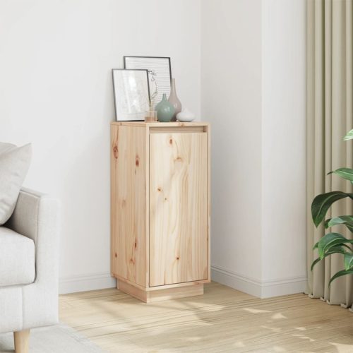 tömör fenyőfa tálalószekrény 31,5 x 34 x 75 cm