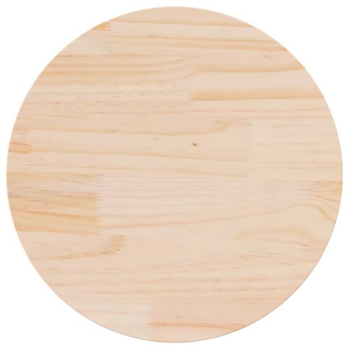 tömör fenyőfa asztallap Ø70 x 2,5 cm