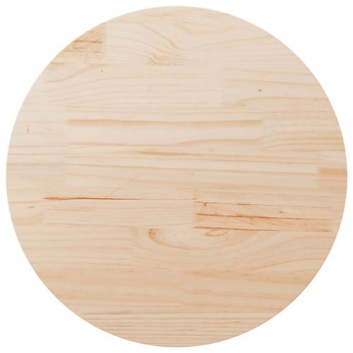 tömör fenyőfa asztallap Ø90 x 2,5 cm