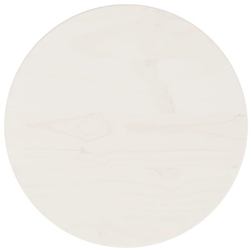 fehér tömör fenyőfa asztallap Ø30 x 2,5 cm
