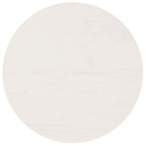 fehér tömör fenyőfa asztallap Ø40 x 2,5 cm