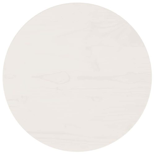 fehér tömör fenyőfa asztallap Ø40 x 2,5 cm