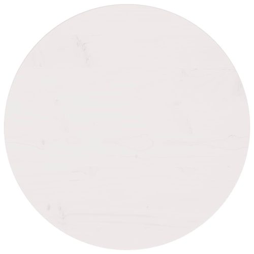 fehér tömör fenyőfa asztallap Ø60 x 2,5 cm