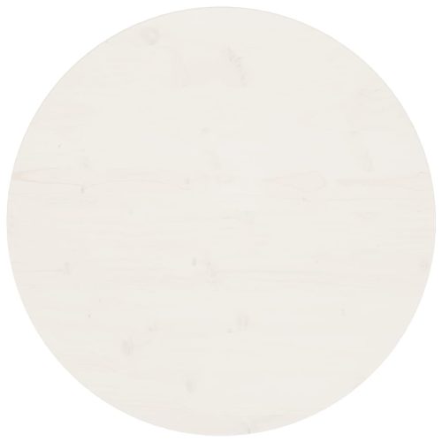 fehér tömör fenyőfa asztallap Ø70 x 2,5 cm