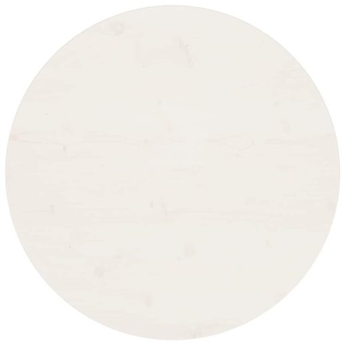 fehér tömör fenyőfa asztallap Ø70 x 2,5 cm