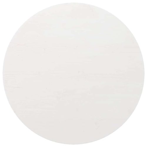 fehér tömör fenyőfa asztallap Ø80 x 2,5 cm