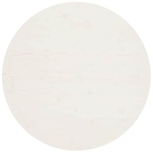 fehér tömör fenyőfa asztallap Ø90 x 2,5 cm