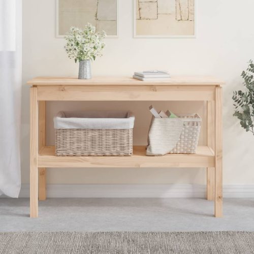 tömör fenyőfa tálalóasztal 110 x 40 x 75 cm