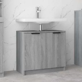   vidaXL sonoma színű szerelt fa fürdőszobaszekrény 64,5x33,5x59 cm