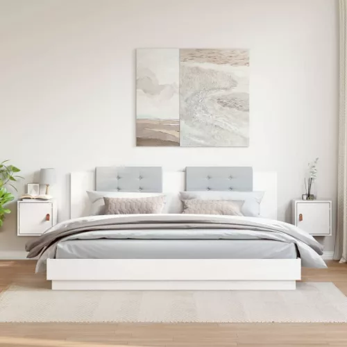 2 db fehér tömör fenyőfa faliszekrény 31,5 x 30 x 30 cm