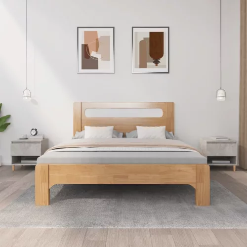 2 db betonszürke szerelt fa éjjeliszekrény 50x 46 x 50 cm