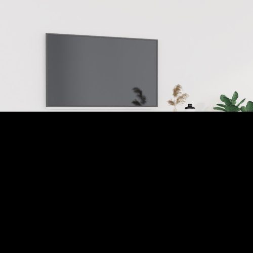 betonszürke szerelt fa TV-szekrény 102x35x45 cm