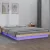 King Size tömör fa LED-es ágykeret 150 x 200 cm