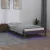vidaXL kis egyszemélyes mézbarna tömör fa LED-es ágykeret 75 x 190 cm
