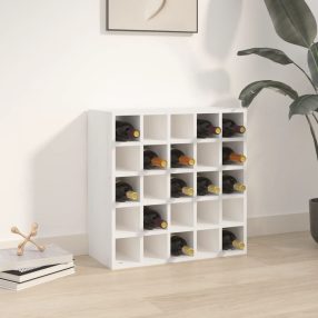 fehér tömör fenyőfa borszekrény 56 x 25 x 56 cm