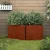 2 db corten acél növénytartó 32 x 30 x 29 cm