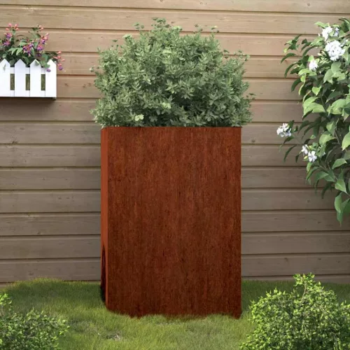 Corten acél növénytartó 42x38x75 cm
