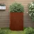 Corten acél növénytartó 42x38x75 cm