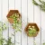 2 db rozsda színű corten acél fali növénytartó 30 x 10 x 25 cm