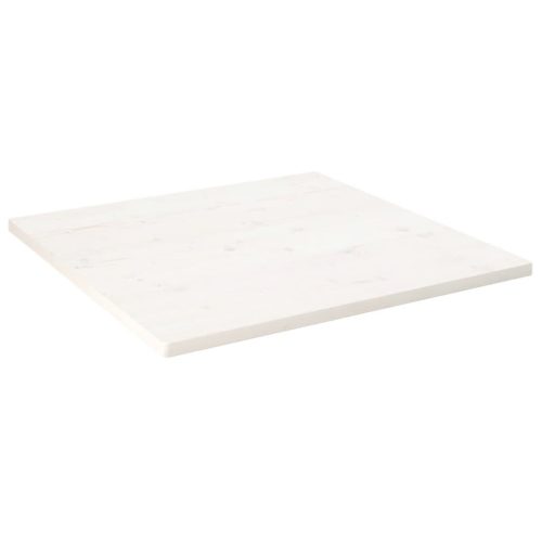 fehér tömör fenyőfa ovális asztallap 90x90x2,5 cm