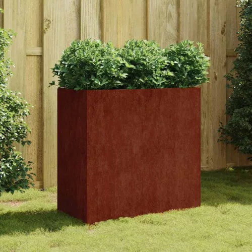 Corten acél növénytartó 80x40x80 cm