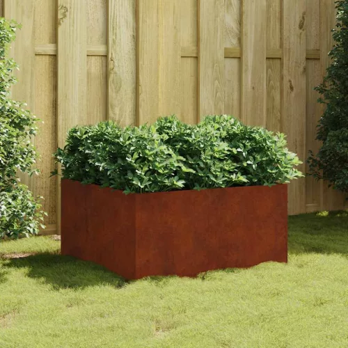 Corten acél növénytartó 80x80x40 cm