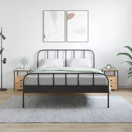 2 db sonoma tölgy éjjeliszekrény 34x35,5x50 cm