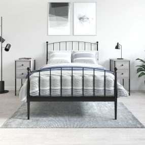   2 db szürke sonoma színű szerelt fa éjjeliszekrény 32x42x70 cm