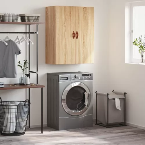 sonoma színű fali szekrény 69,5x34x90 cm