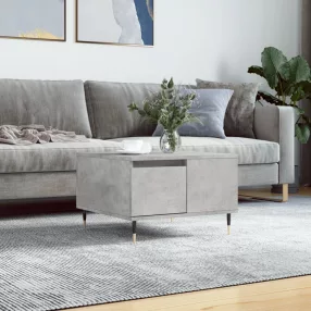   vidaXL betonszürke szerelt fa dohányzóasztal 55x55x36,5 cm